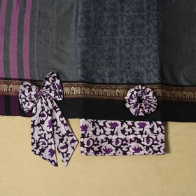 Hand batik cotton 2pc unstitched dress material 27