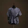 Hand block batik print cotton kaftan (short) 36