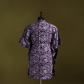 Hand batik cotton medium kaftan 35 - handcrafted