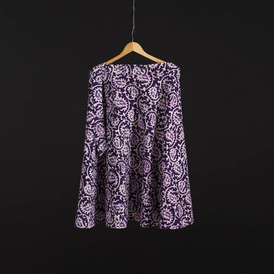 Hand batik cotton wrap around skirt 107 - handcrafted