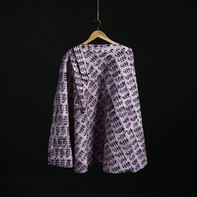 Hand block batik print cotton wrap around skirt 11