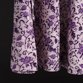 Hand batik cotton wrap around skirt 93 - handcrafted