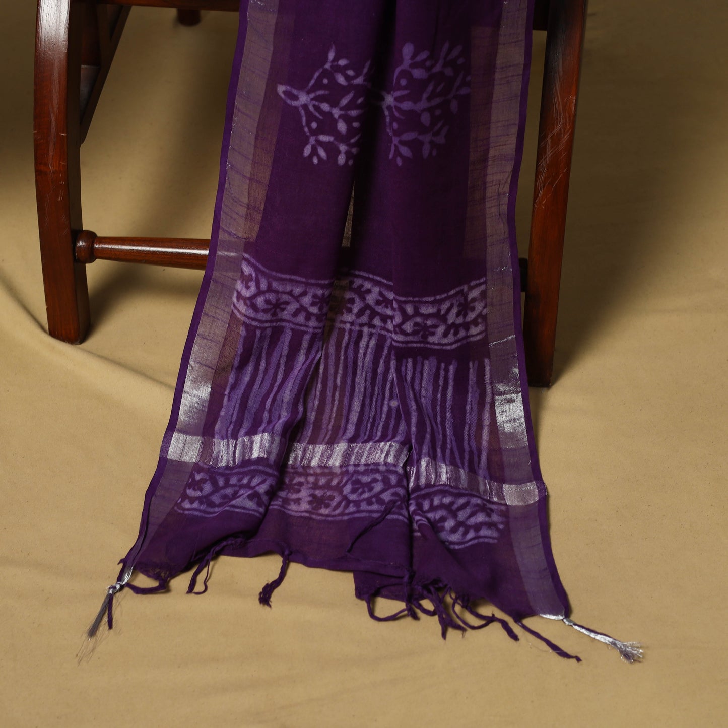 Hand jaipur linen 3pc unstitched dress material 22