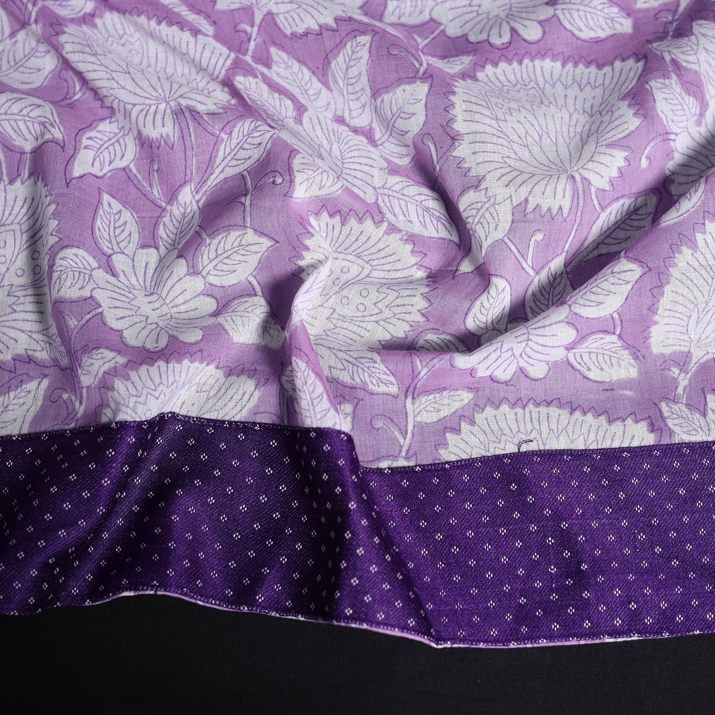 Hand block print cotton sanganeri blouse piece 75