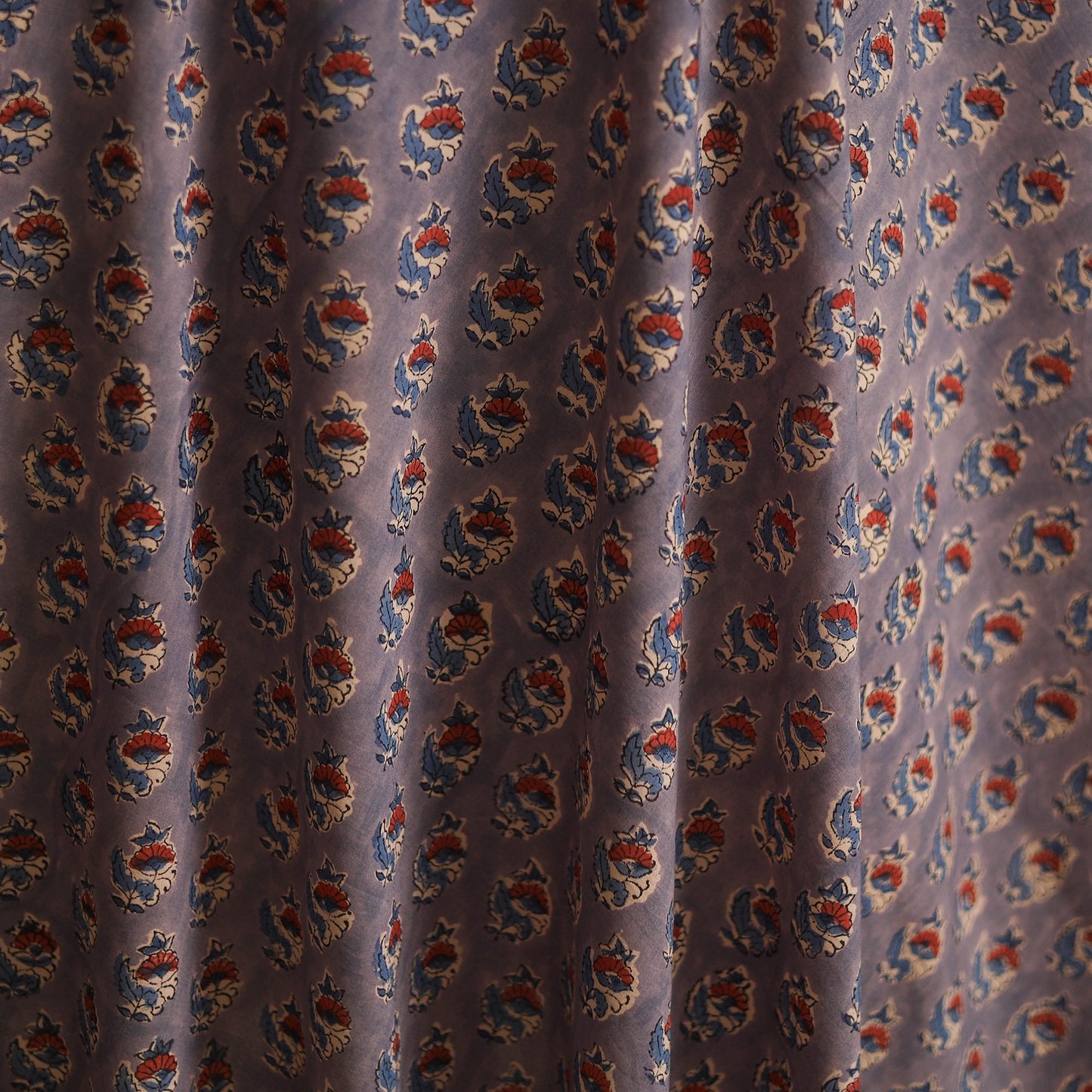 Hand block print cotton sanganeri fabric 05 - handcrafted