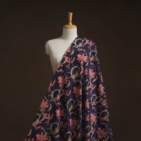 Hand block print cotton sanganeri fabric 20 - handcrafted