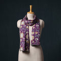 Hand block print cotton sanganeri stole 15 - handcrafted