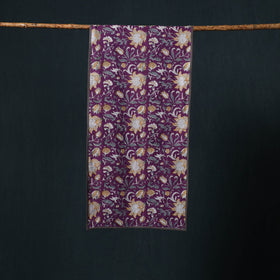 Hand block print cotton sanganeri stole 15 - handcrafted
