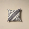 Hand sanganeri floral cushion cover 07 - handcrafted