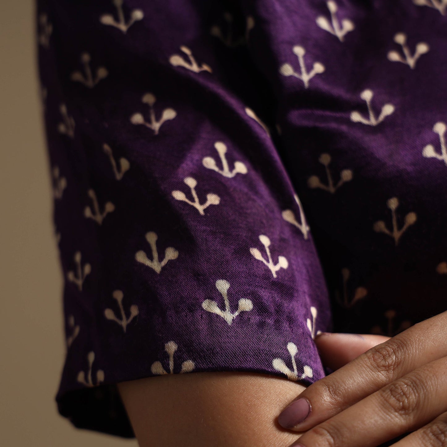 Block Print Stitched Blouse
