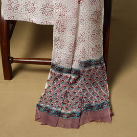 Hand sanganeri cotton 3pc unstitched dress material 01
