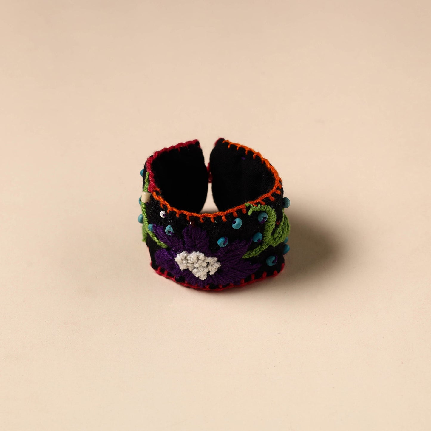 Buy Hand Embroidered Chandi Mati Boho Bracelet