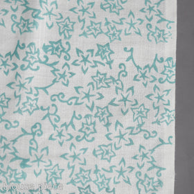 Buy Purple Hand Block Print Merino Wool Sanganeri Saree 