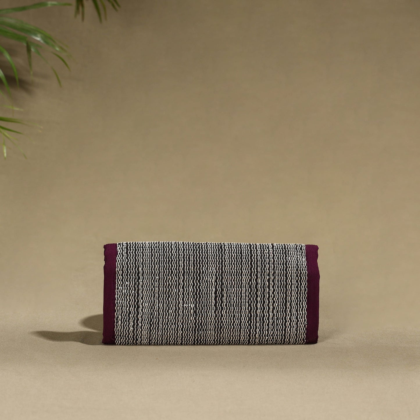 Purple Handcrafted Audio Tape Clutch Wallet