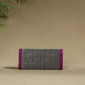 Purple Handcrafted Audio Tape Clutch Wallet