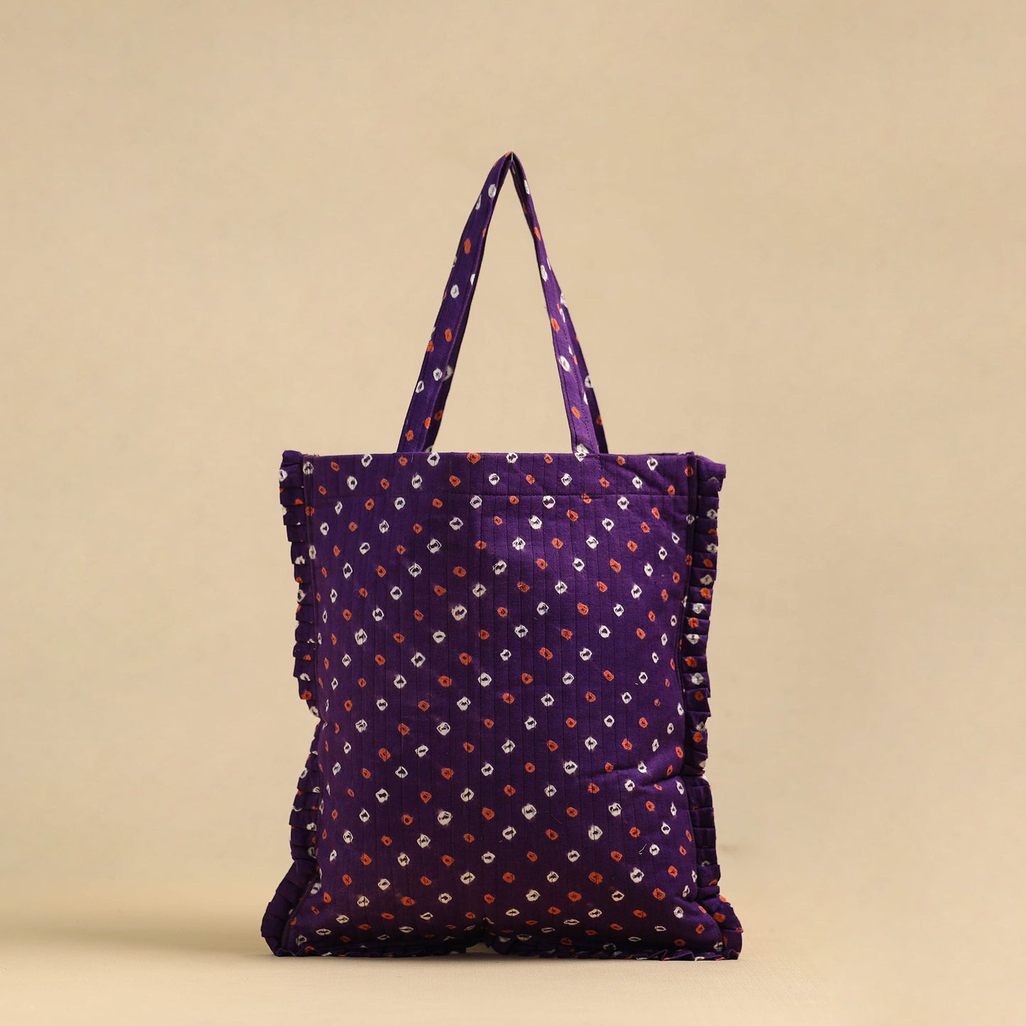 Buy Handcrafted Cotton Frill Jhola Bag