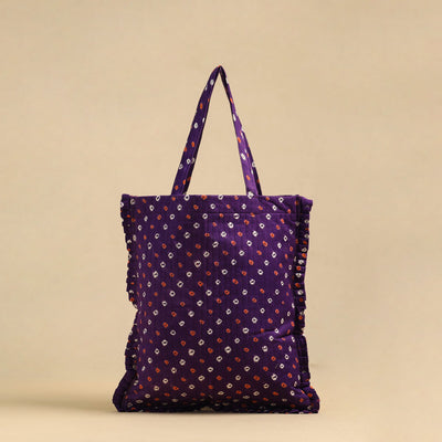 Buy Handcrafted Cotton Frill Jhola Bag