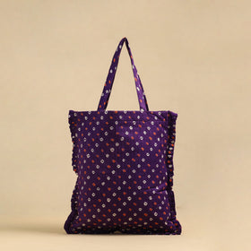 Buy Handcrafted Cotton Frill Jhola Bag