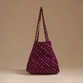 Handcrafted fabric jhola bag 13