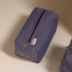 Handcrafted fabric toiletry bags (set of 3) 22
