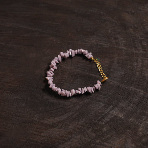 Handcrafted glass stone bracelet 04