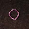Purple Handcrafted Glass Stone Bracelet