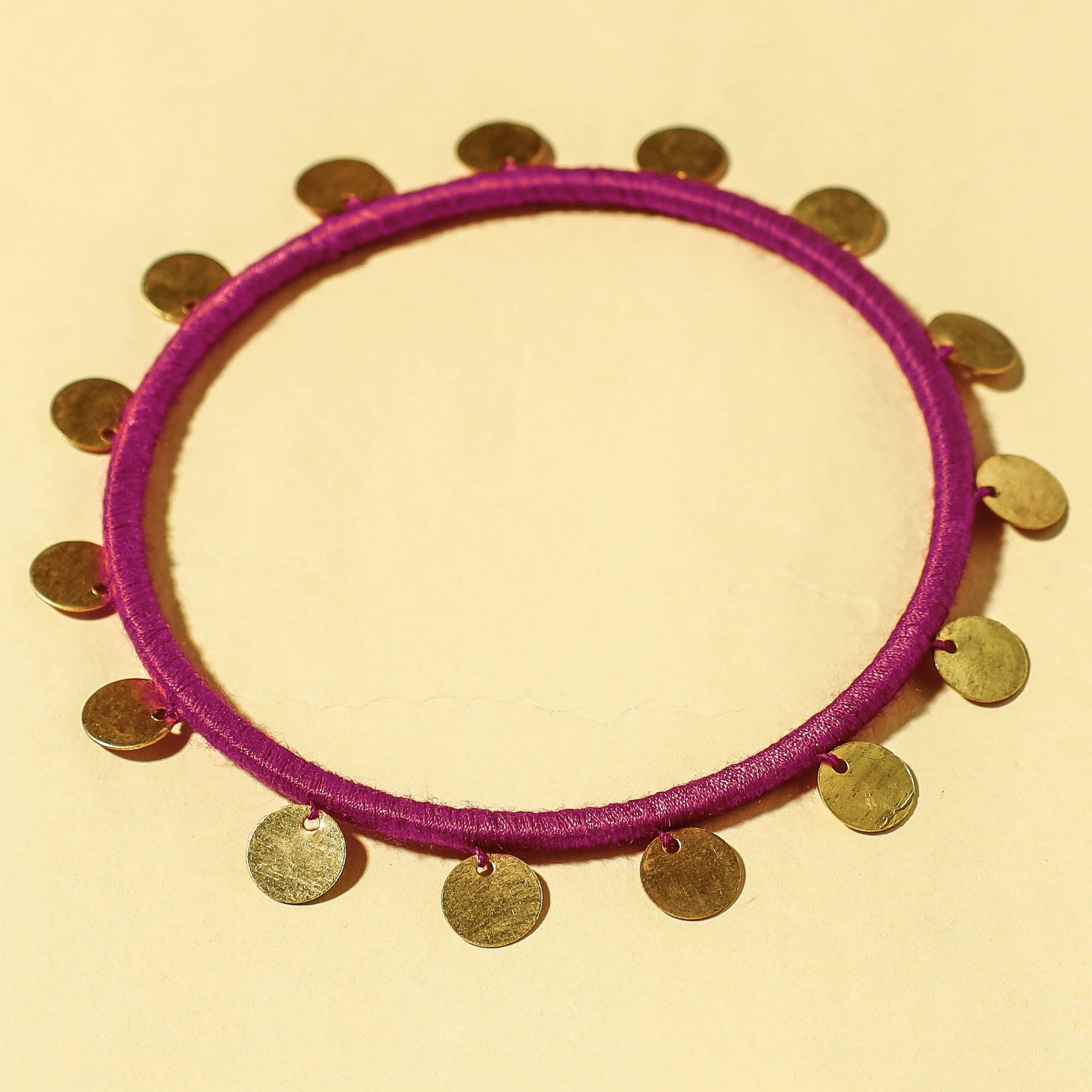  Handcrafted Patwa Thread & Sequin Work Bangle 