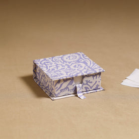 Purple - handcrafted printed card holder with slips 28