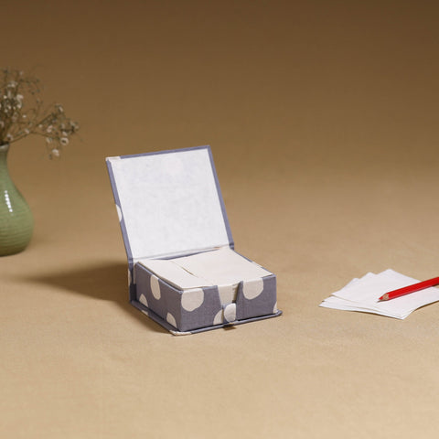 Purple - handcrafted printed card holder with slips 41