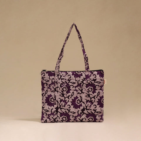 Handcrafted quilted handbag 14