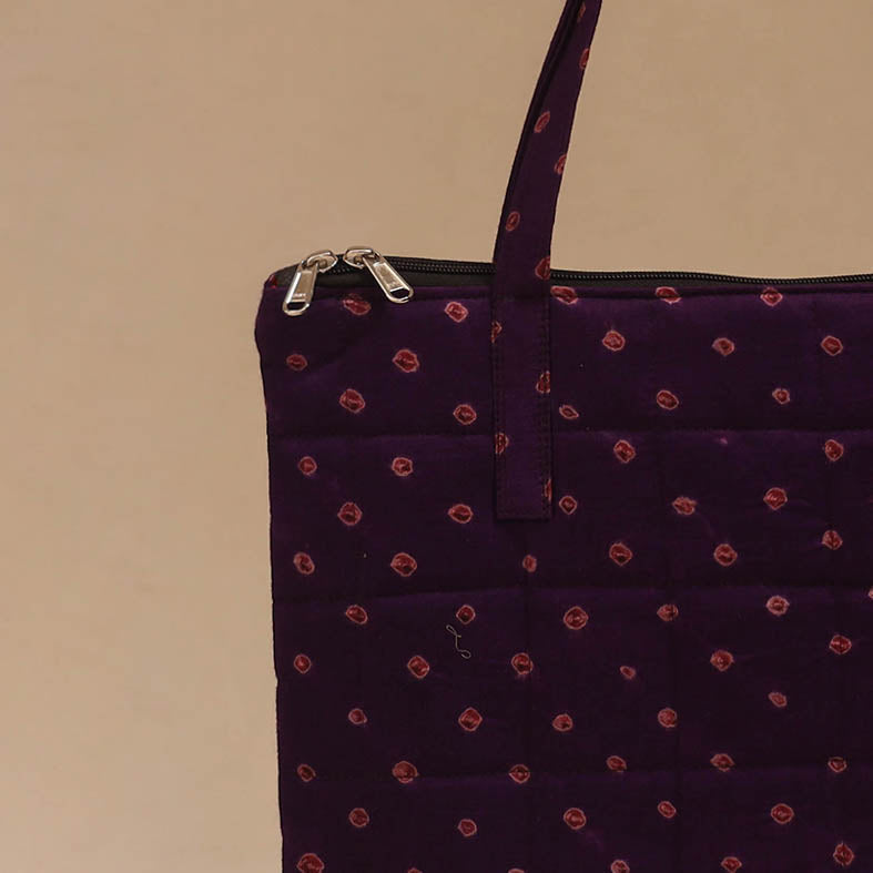 Handcrafted quilted handbag 15