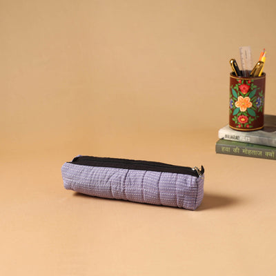 Handcrafted quilted pencil pouch 34