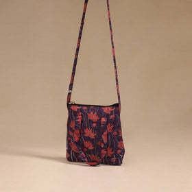 Handcrafted quilted sling bag 16