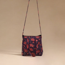Handcrafted quilted sling bag 16