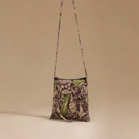 Handcrafted quilted sling bag 18