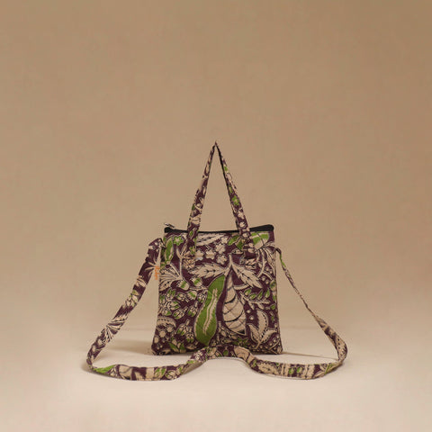 Handcrafted quilted sling bag 18