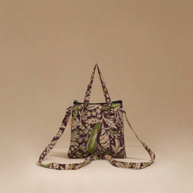 Handcrafted quilted sling bag 18