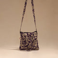 Handcrafted quilted sling bag 19