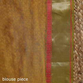 Purple - handloom buti maheshwari saree with thread zari