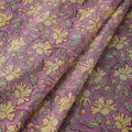 Handloom chanderi silk hand sanganeri fabric 13