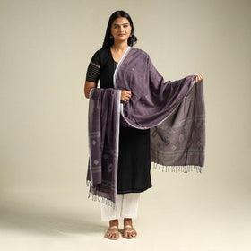  Handloom Cotton Bengal Jamdani Dupatta
