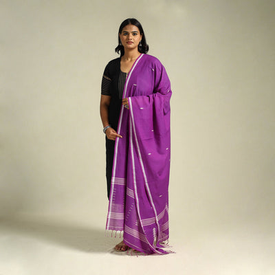 Buy Handloom Cotton Burdwan Jamdani Dupatta