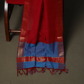 Handloom cotton mangalagiri 3pc unstitched dress material