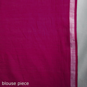  Handloom Cotton Phulia Jamdani Saree with Tassels