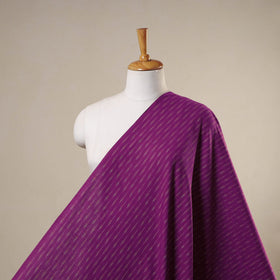 Purple - handloom cotton pochampally double ikat fabric 06