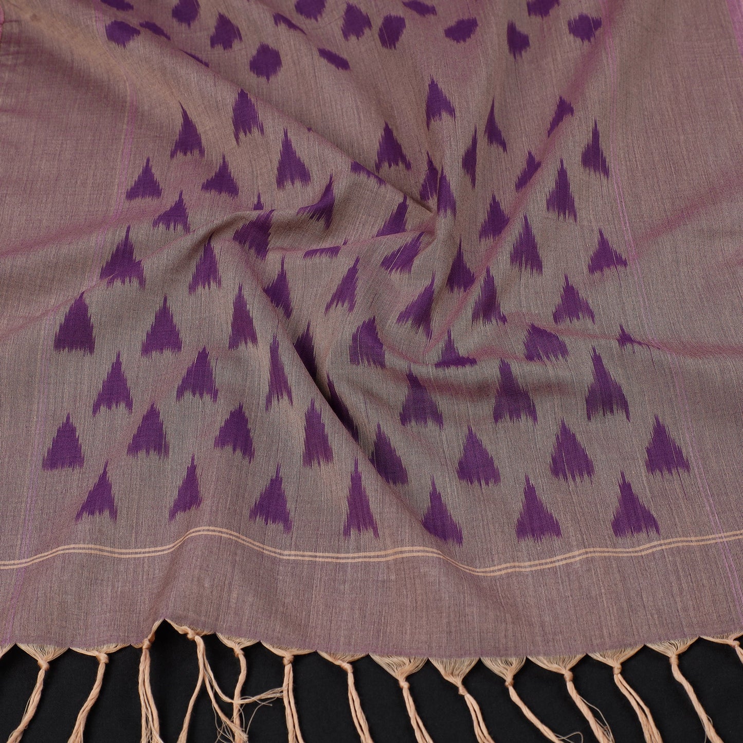  Handloom Cotton Pochampally Ikat Stole