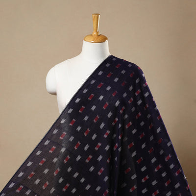 Buy Purple Handloom Cotton Sambalpuri Ikat Fabric