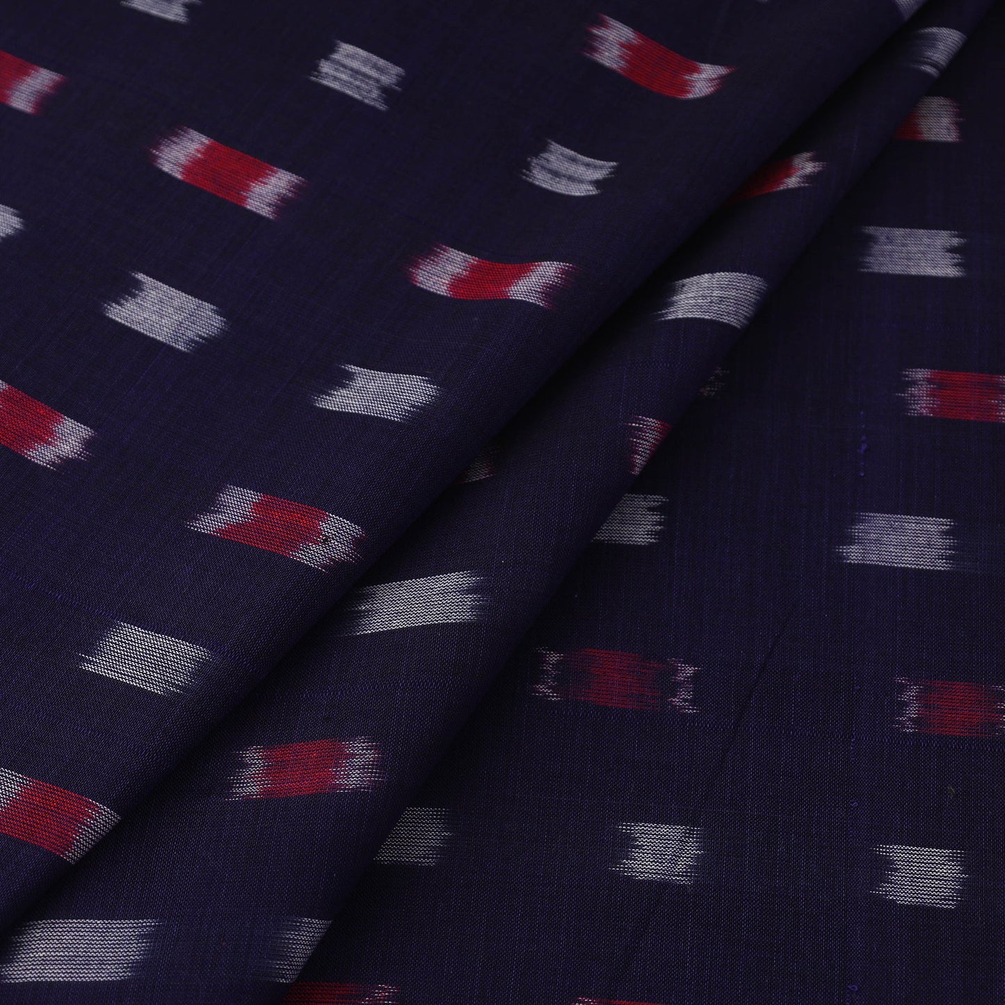 Buy Purple Handloom Cotton Sambalpuri Ikat Fabric