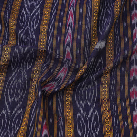  Purple Handloom Cotton Sambalpuri Ikat Fabric