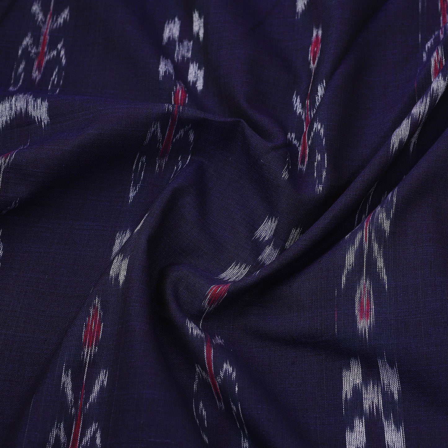 Buy Purple Handloom Cotton Sambalpuri Ikat Fabric